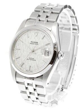 TUDOR Prince Date 74000 Silver Dial Automatic Boy's Watch_956083